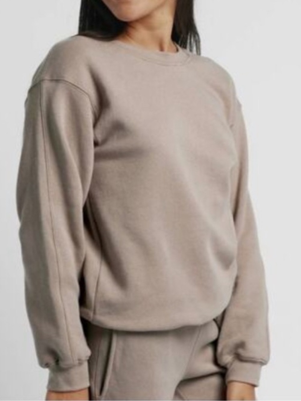 Parachute Crewneck Sweatshirt in Taupe